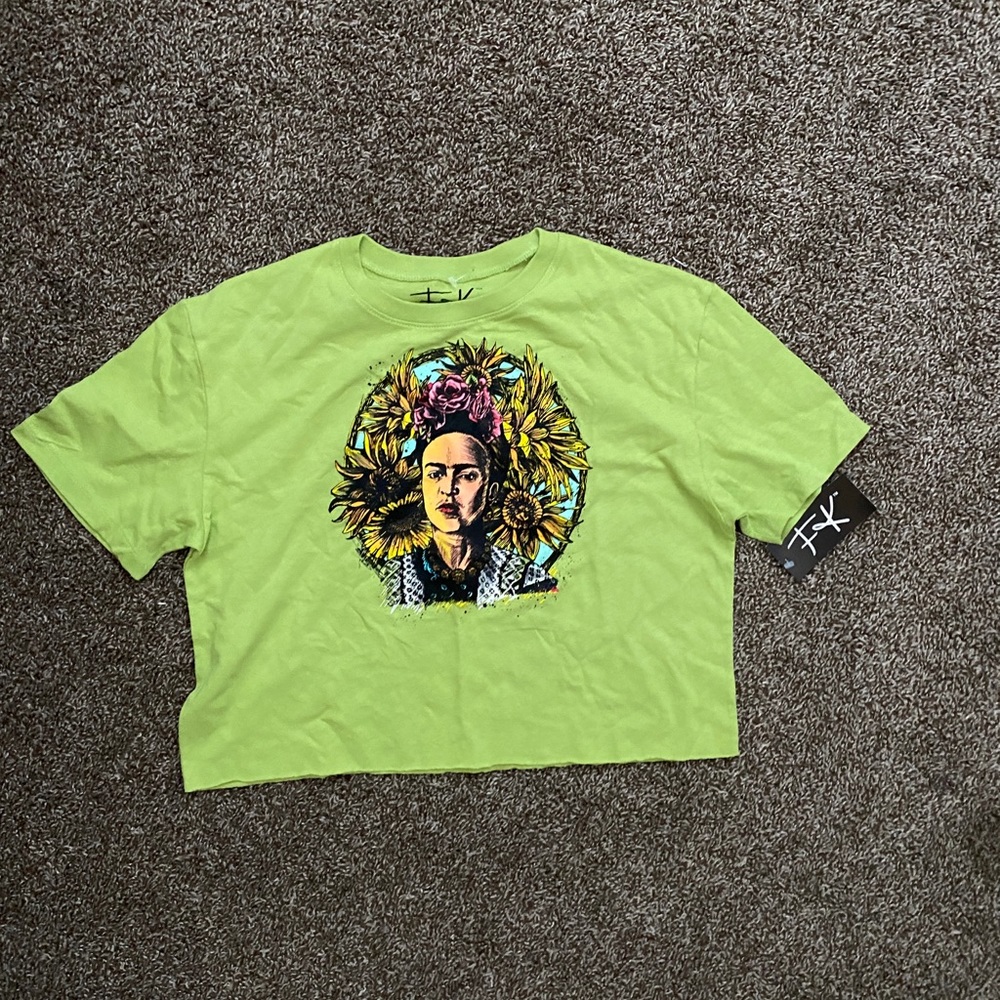 Frida Kahlo crop top shirt